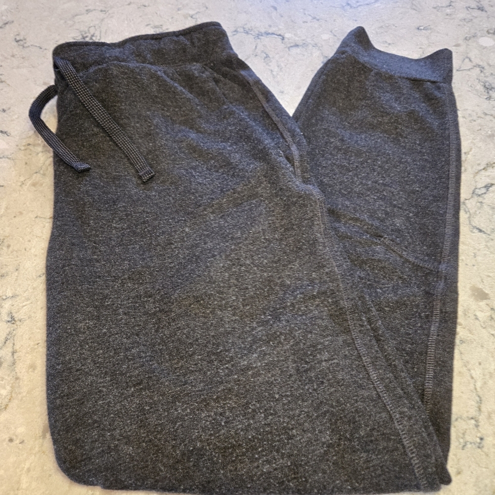 Apana Joggers Womens Medium Charcoal Gray Pull On Elastic Waist With Drawstring